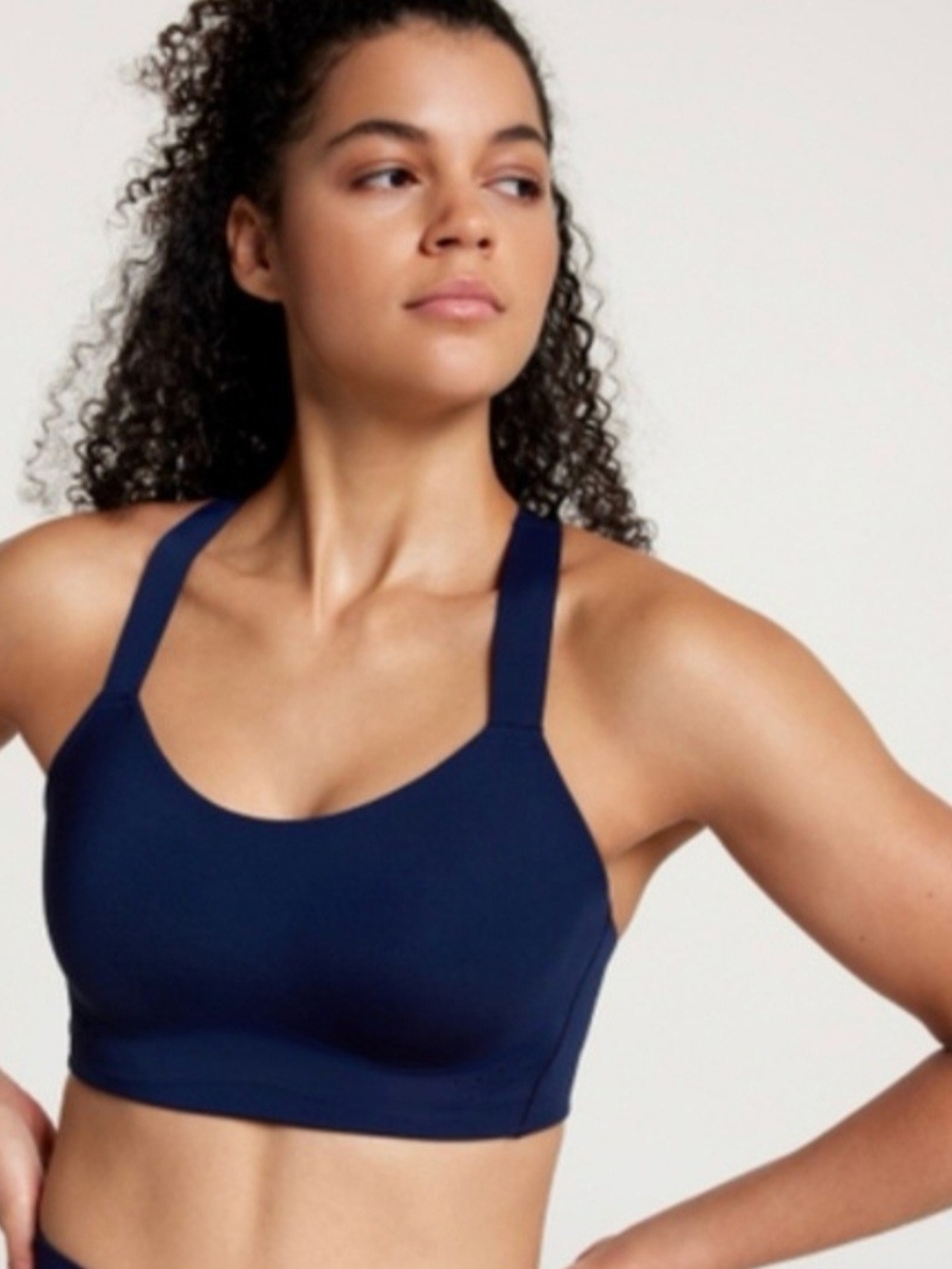 Calia Empower Navy Wireless Scoop Sports Bra - 40D 1X